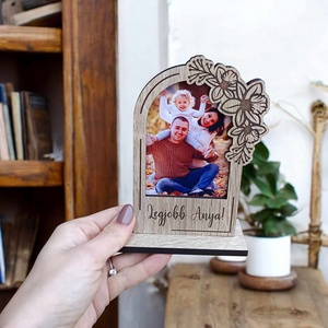 Legjobb Anya - virágos képkeret fából - otthon & életmód - dekoráció - kép & falikép - képkeret - Meska.hu