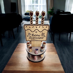 Szülinapi pénztartó torta - otthon & életmód - papír, írószer - ajándékozás kellékei - pénzátadó doboz - Meska.hu