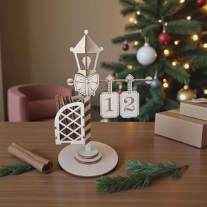 Adventi visszaszámláló - kandeláber, Karácsony, Adventi díszek, Adventi naptár, Famegmunkálás, MESKA