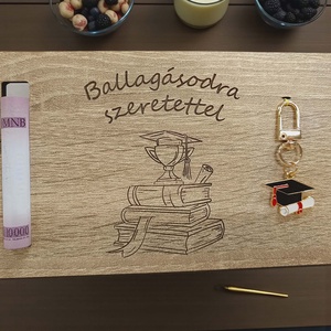 Ballagási pénzátadó kulcstartóval - otthon & életmód - papír, írószer - ajándékozás kellékei - pénzátadó képkeret - Meska.hu