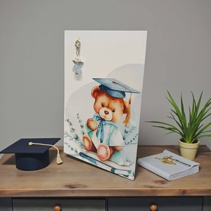 Szerencsehozó angyalka ajándékkártyával - ballagásra - macis - táska & tok - kulcstartó & táskadísz - kulcstartó - Meska.hu