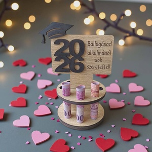 Ballagási pénzátadó, Otthon & Életmód, Papír, írószer, Ajándékozás kellékei, Pénzátadó doboz, Famegmunkálás, MESKA