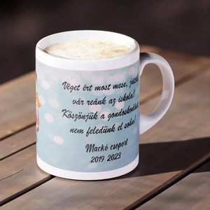 Ballagási bögre óvónéninek, dadusnak - egyedi szöveggel 2 - otthon & életmód - konyhafelszerelés, tálalás - tálalás - bögre & csésze - Meska.hu