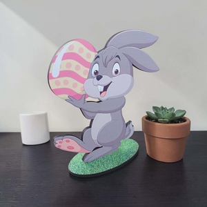 Húsvéti nyuszi dekoráció - ünnepi díszek, dekorációk - húsvéti díszek és dekorációk - húsvéti asztaldíszek - Meska.hu