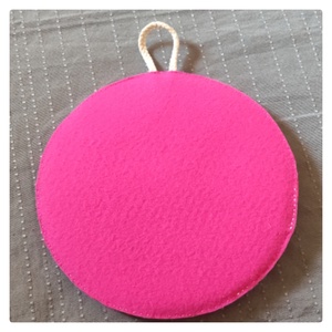 Húsvéti nyuszi ajtódísz - rózsaszín  - otthon & életmód - dekoráció - ajtó- és ablak dekoráció - ajtótábla - Meska.hu