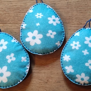 Húsvéti nyuszi tojásfadísz - virágos nyuszik - otthon & életmód - dekoráció - fali és függő dekoráció - függődísz - Meska.hu