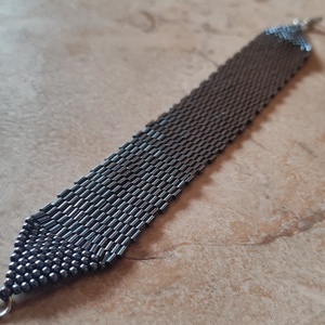 Hematit karkötő  - ékszer - karkötő - gyöngyös karkötő - Meska.hu