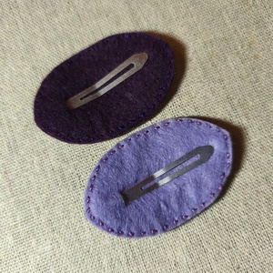 Csitt-csatt hajcsat - nyuszik (2 db) (6) - ruha & divat - hajdísz & hajcsat - hajdísz - Meska.hu