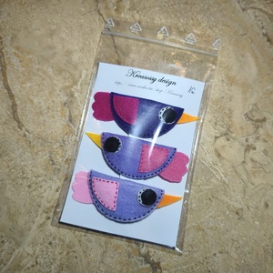 Csitt-csatt hajcsat - madarak (3 db) (16) - ruha & divat - hajdísz & hajcsat - hajdísz - Meska.hu