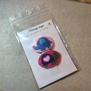 Csitt-csatt hajcsat - állatok (2 db) (19) - ruha & divat - hajdísz & hajcsat - hajdísz - Meska.hu