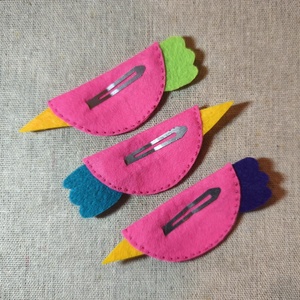 Csitt-csatt hajcsat - madarak (3 db) (20) - ruha & divat - hajdísz & hajcsat - hajdísz - Meska.hu