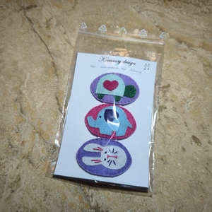 Csitt-csatt hajcsat - állatok (3 db) (18) - ruha & divat - hajdísz & hajcsat - hajdísz - Meska.hu