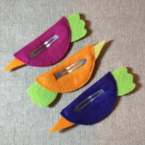 Csitt-csatt hajcsat - madarak (3 db) (23) - ruha & divat - hajdísz & hajcsat - hajdísz - Meska.hu