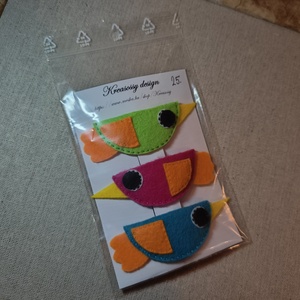 Csitt-csatt hajcsat - madarak (3 db) (23) - ruha & divat - hajdísz & hajcsat - hajdísz - Meska.hu