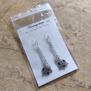 Gyöngy fülbevaló (101) - ékszer - fülbevaló - lógó fülbevaló - Meska.hu