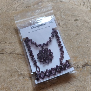 Ametiszt csillogás ékszerszett (104) - ékszer - ékszerszett - Meska.hu