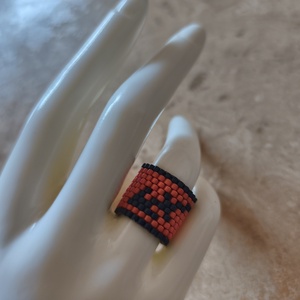 Horoszkópos peyote gyűrű - nyilas (110) - ékszer - gyűrű - gyöngyös gyűrű - Meska.hu