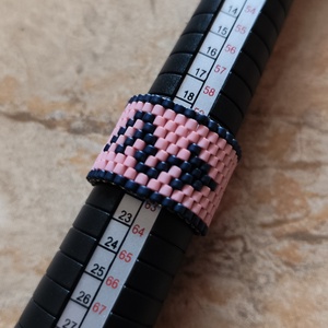 Horoszkópos peyote gyűrű - skorpió (118), Ékszer, Gyűrű, Gyöngyös gyűrű, Gyöngyfűzés, gyöngyhímzés, MESKA