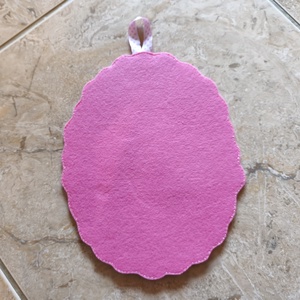 Húsvéti nyuszi filigrán ajtódísz - rózsaszín  - otthon & életmód - dekoráció - ajtó- és ablak dekoráció - ajtótábla - Meska.hu