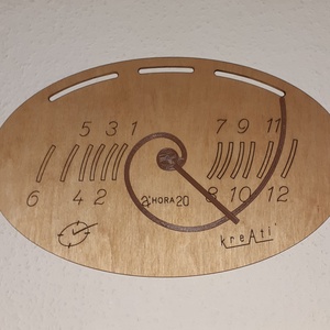 Fibonacci óra, nagyméretű - /Ahora sorozat 20/ - otthon & életmód - dekoráció - fali és függő dekoráció - falióra & óra - Meska.hu