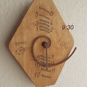 Fibonacci2 óra - /Ahora sorozat 11/ - otthon & életmód - dekoráció - fali és függő dekoráció - falióra & óra - Meska.hu