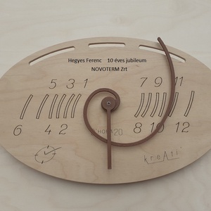 Fibonacci óra - /Ahora sorozat 20/ - otthon & életmód - dekoráció - fali és függő dekoráció - falióra & óra - Meska.hu