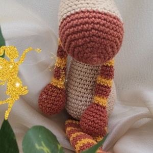 Csíkos zsiráf amigurumi horgoló készlet - diy (csináld magad) - egységcsomag - Meska.hu