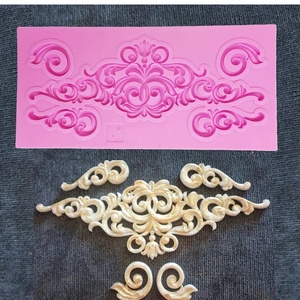 Szilikon forma inda 13,3 x 6,3 cm, Kellékek & szerszámok, Vegyes alapanyag, Szilikon öntőforma, Decoupage, transzfer és szalvétatechnika, MESKA
