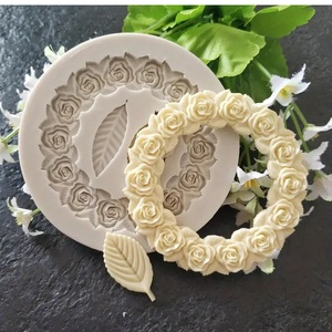 Szilikon forma rózsa 8,5 cm, Kellékek & szerszámok, Vegyes alapanyag, Szilikon öntőforma, Decoupage, transzfer és szalvétatechnika, MESKA