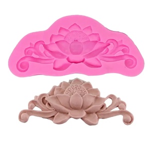 Szilikon forma lotus 9,9 x 4,2 cm, Kellékek & szerszámok, Vegyes alapanyag, Szilikon öntőforma, Decoupage, transzfer és szalvétatechnika, MESKA