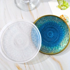 Szilikon forma mandala kerek alátét 10,5 x 1 cm, Kellékek & szerszámok, Vegyes alapanyag, Szilikon öntőforma, Decoupage, transzfer és szalvétatechnika, MESKA