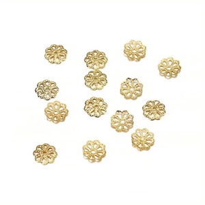 Gyöngykupak arany 9 mm , Kellékek & szerszámok, Gyöngyfűzés kellékek, Gyöngykupak, Ékszerkészítés, MESKA