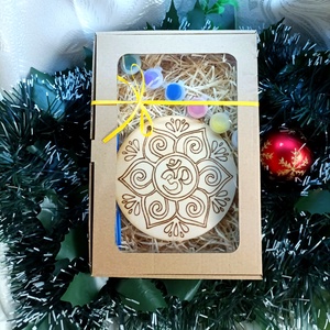 Mandala kifestő fa lapon 1. - diy (csináld magad) - Meska.hu