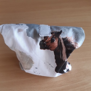 Snack bag lovas zero waste - táska & tok - uzsonna- & ebéd tartó - ebéd tasak, doboz - Meska.hu