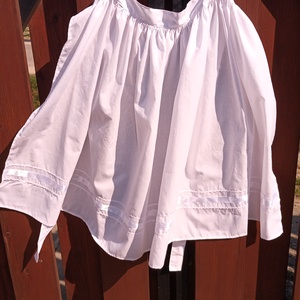 Néptáncos, népi fehér kötény, Ruha & Divat, Női ruha, Szoknya, Varrás, MESKA