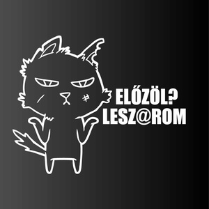 Szarkasztikus autós matrica - otthon & életmód - autó - autós matrica - Meska.hu