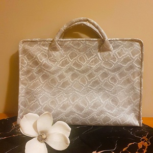 Kíígyóbőrmintás női bőr laptoptáska , Táska & Tok, Laptoptáska, laptop hátizsák, Varrás, MESKA