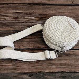 EKRÜ Csillogó - pici OREO  - táska & tok - kézitáska & válltáska - válltáska - Meska.hu