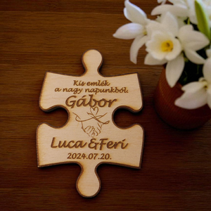 Puzzle köszönőajándék - Meska.hu