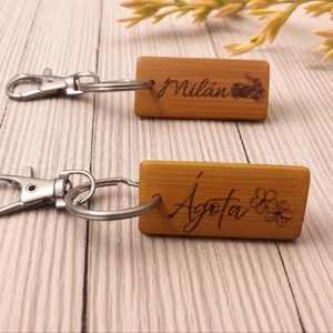 Gravírozott bambusz kulcstartó egyedi névvel - táska & tok - kulcstartó & táskadísz - kulcstartó - Meska.hu Gravírozott bambusz kulcstartó egyedi névvel - táska & tok - kulcstartó & táskadísz - kulcstartó - Meska.hu