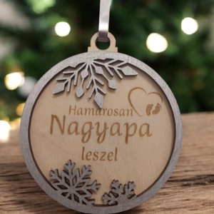 Baba Bejelentő Karácsonyi Dísz - Meska.hu