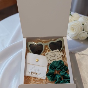 Koszorúslány/tanú felkérő box - esküvő - meghívó & kártya - koszorúslány felkérő - Meska.hu