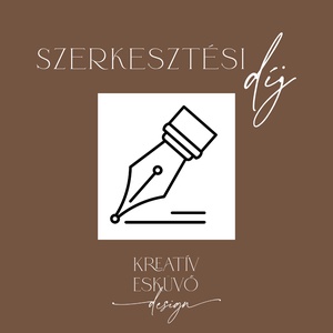 Szerkesztési díj, Szerkesztési költség, Egyedi Design, Tervezés, Tervezési díj, Szerkesztés - Meska.hu