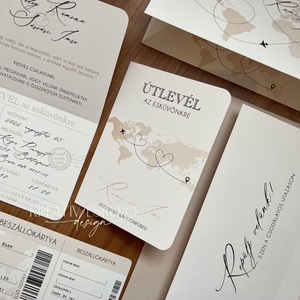 Passport fényképes útlevél meghívó, Beszállókártya, Repülőjegy, bézs, rosegold - esküvő - meghívó & kártya - meghívó - Meska.hu Passport fényképes útlevél meghívó, Beszállókártya, Repülőjegy, bézs, rosegold - esküvő - meghívó & kártya - meghívó - Meska.hu