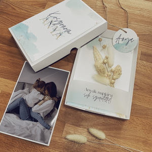 Anyák napi képeslap box fotóval - anyák napjára - anyák napi ajándék - ajándékötlet anyák napjára - kreatív ajándék, Otthon & Életmód, Papír, írószer, Ajándékozás kellékei, Képeslap, üdvözlőlap, , MESKA