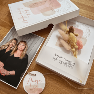 Anyák napi képeslap box fotóval - anyák napjára - anyák napi ajándék - ajándékötlet anyák napjára - kreatív ajándék - otthon & életmód - papír, írószer - ajándékozás kellékei - képeslap, üdvözlőlap - Meska.hu