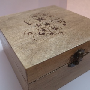 Virág mintás teafilter tartó (4-es) - otthon & életmód - konyhafelszerelés, tálalás - Meska.hu