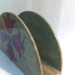 Tulipán mintás szalvétatartó  - otthon & életmód - konyhafelszerelés, tálalás - tálalás - szalvétatartó, szalvétagyűrű - Meska.hu