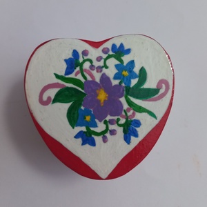 Ibolya tavaszi háncs doboz - otthon & életmód - dekoráció - asztal és polc dekoráció - díszdoboz - Meska.hu