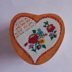 Csipke háncs doboz 2. - otthon & életmód - dekoráció - asztal és polc dekoráció - díszdoboz - Meska.hu